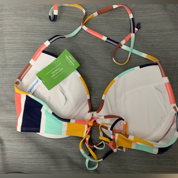 La Vie En Rose Multicolor Bikini Top (US L) - Picture 2 of 2